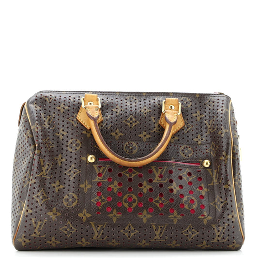 Speedy Handbag Perforated Monogram Canvas 30