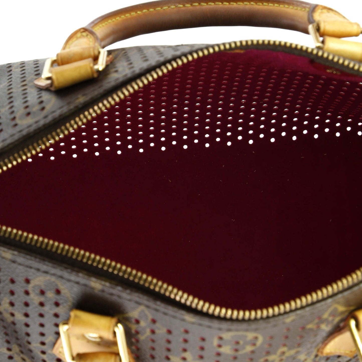 Speedy Handbag Perforated Monogram Canvas 30