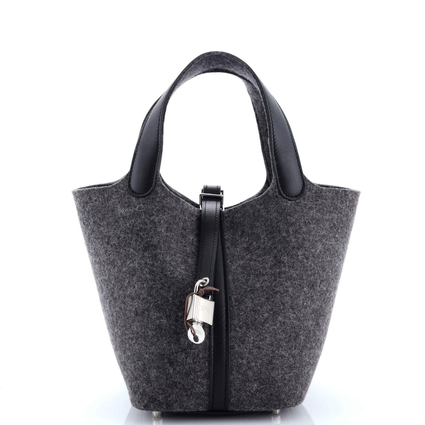 Picotin Lock Bag Felt with Leather PM