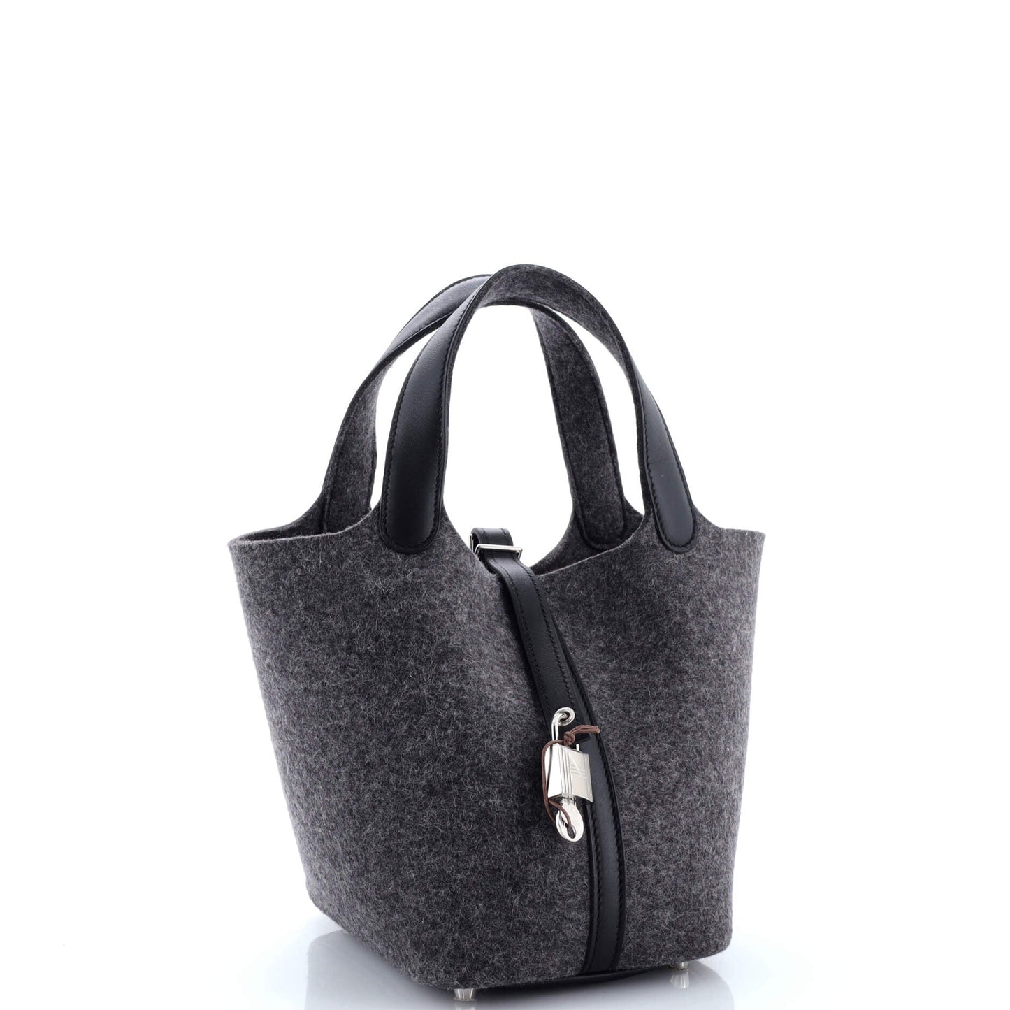 Picotin Lock Bag Felt with Leather PM