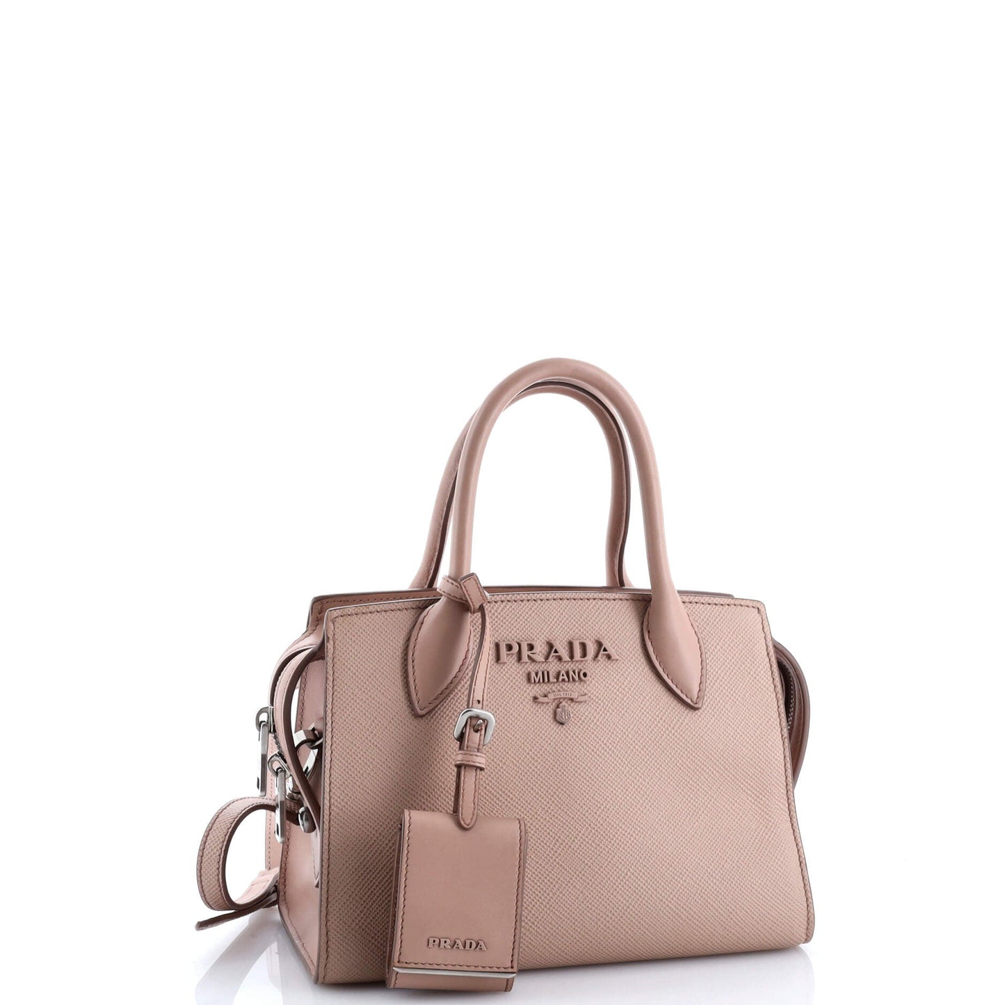Monochrome Tote Saffiano with City Calf Mini