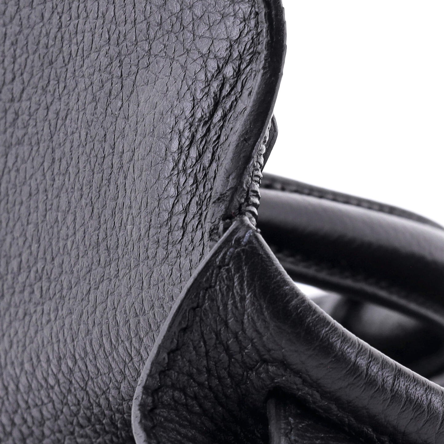 Kelly Handbag Noir Novillo with Gold Hardware 28