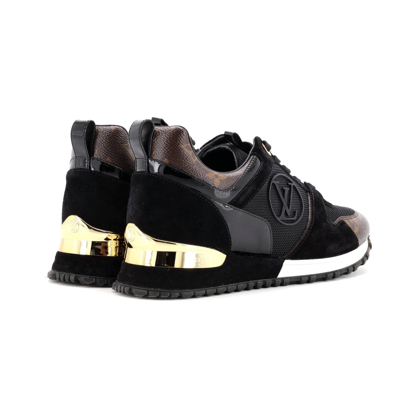 Women's Run Away Sneakers Mesh with Monogram Canvas and Suede