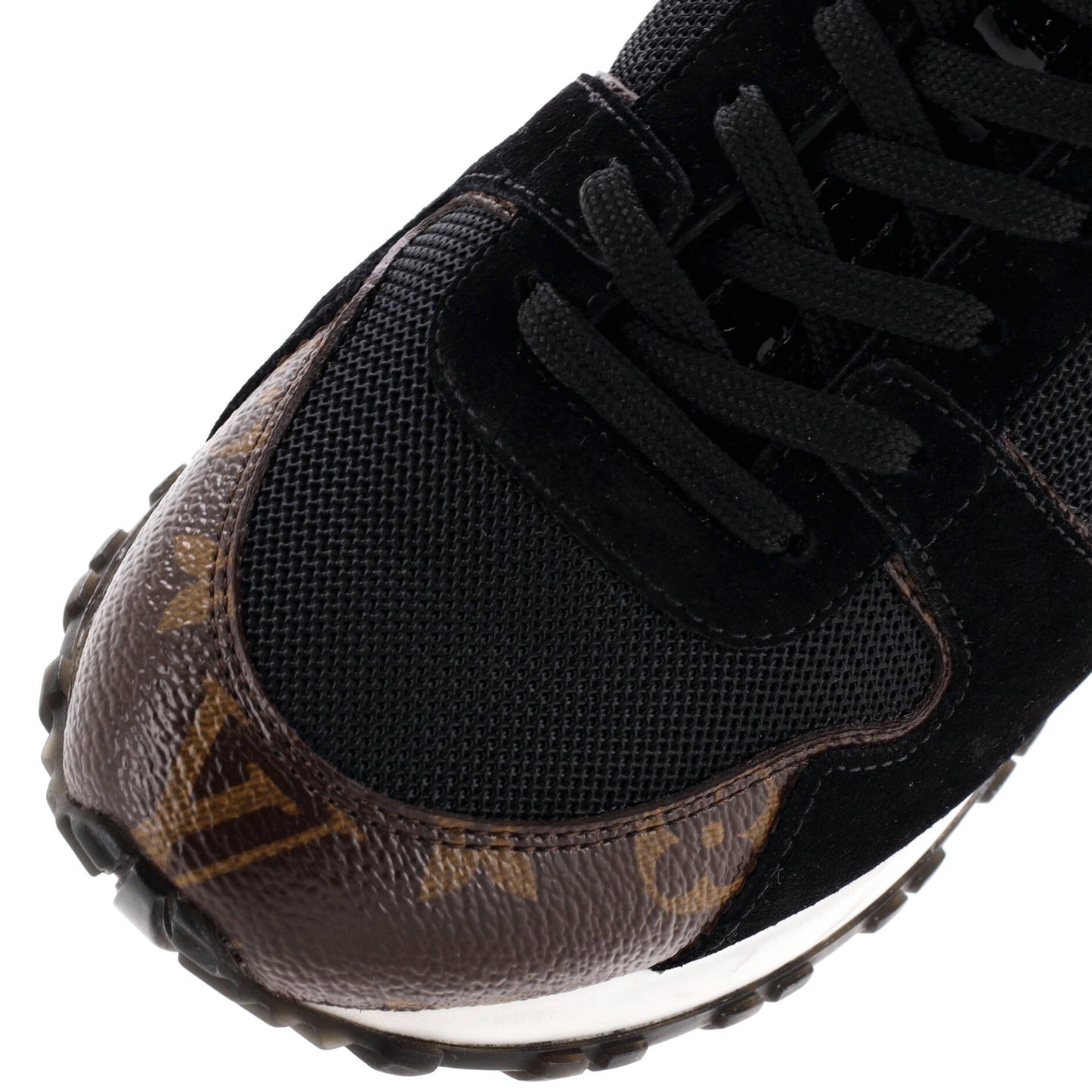 Women's Run Away Sneakers Mesh with Monogram Canvas and Suede