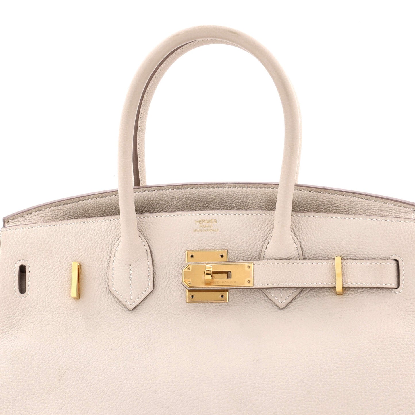Birkin Handbag Light Togo with Gold Hardware 30