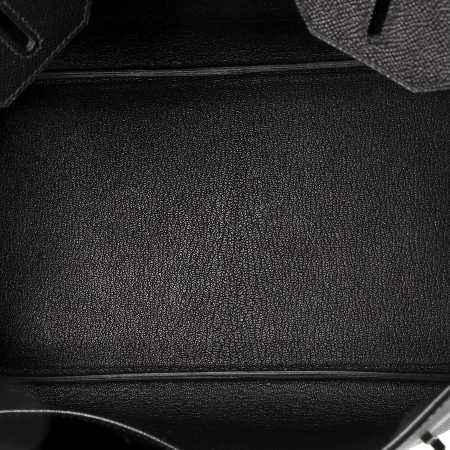 Birkin Handbag Noir Epsom with Palladium Hardware 30