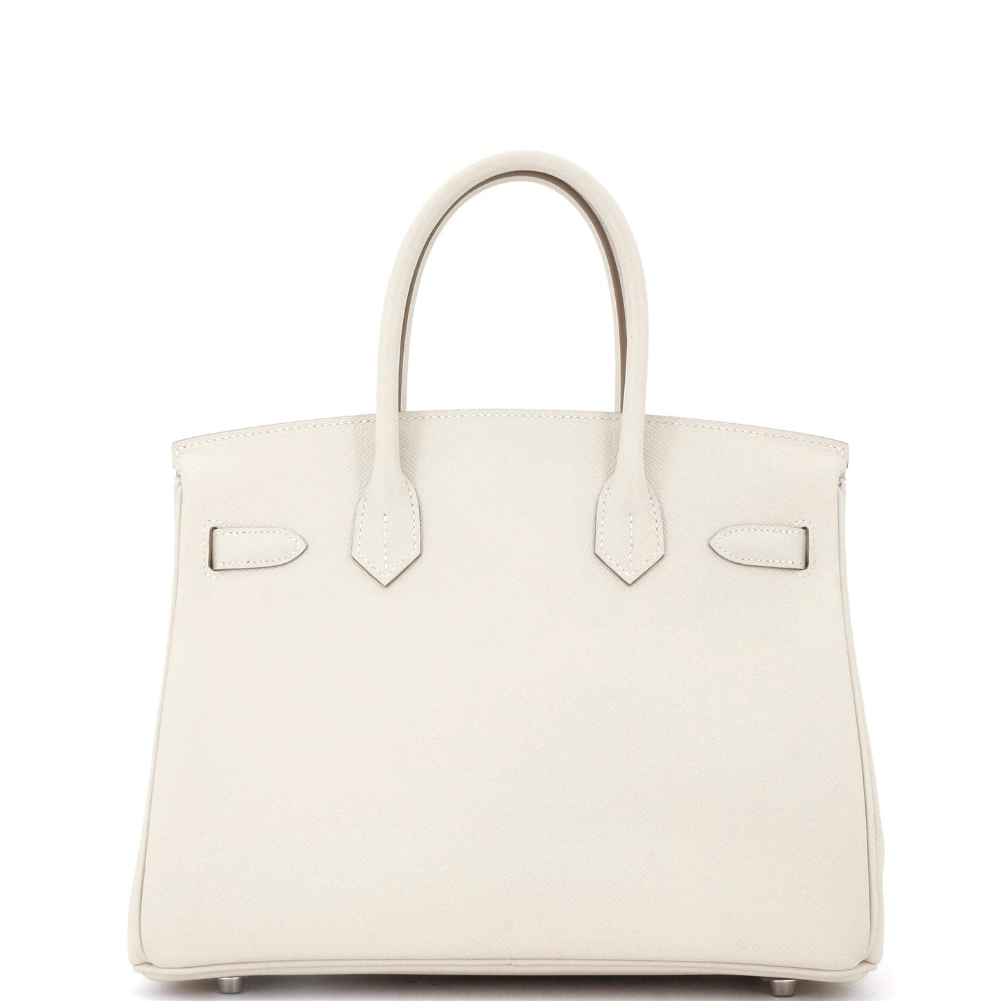 Birkin Handbag Light Epsom with Palladium Hardware 30