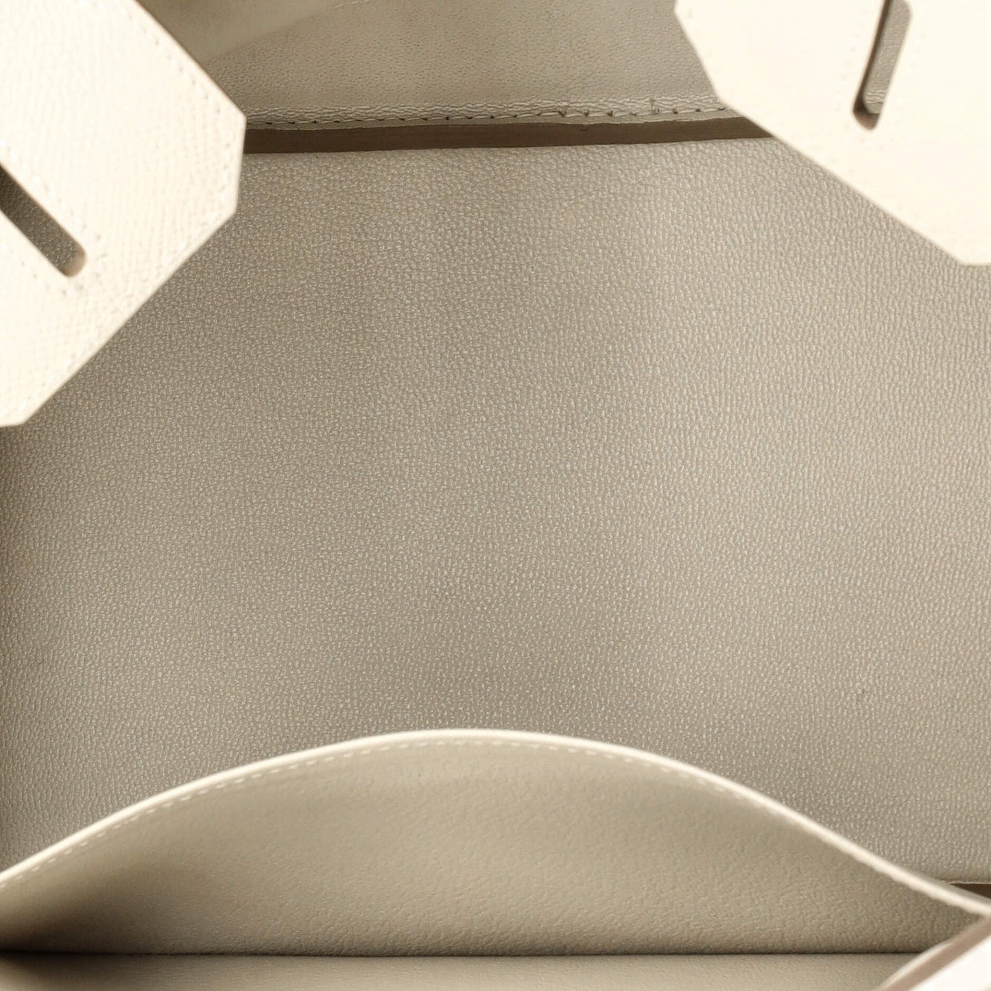 Birkin Handbag Light Epsom with Palladium Hardware 30