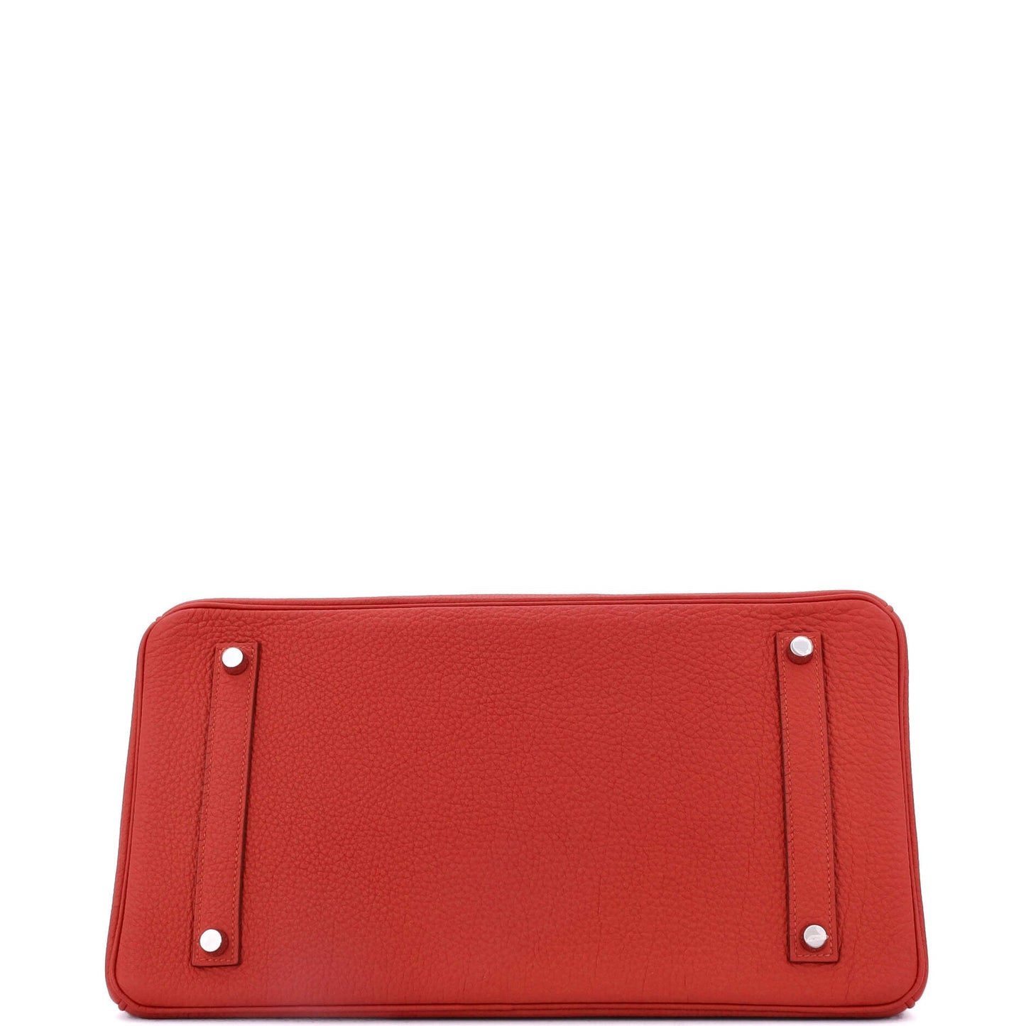 Birkin Handbag Vermillon Togo with Palladium Hardware 35