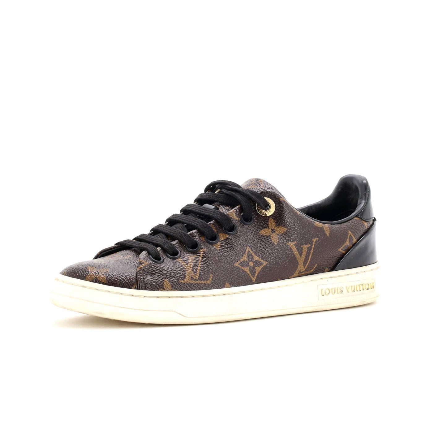 Women's FrontRow Sneakers Monogram Canvas with Patent