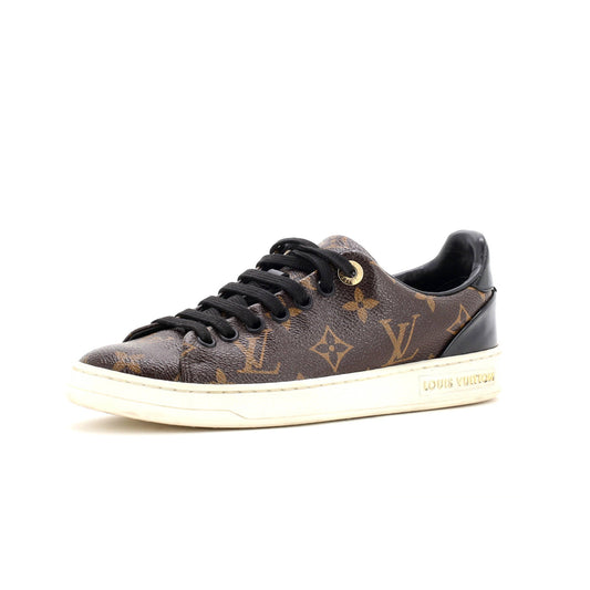 Women's FrontRow Sneakers Monogram Canvas with Patent