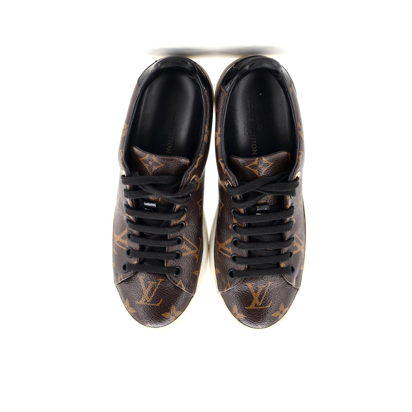 Women's FrontRow Sneakers Monogram Canvas with Patent