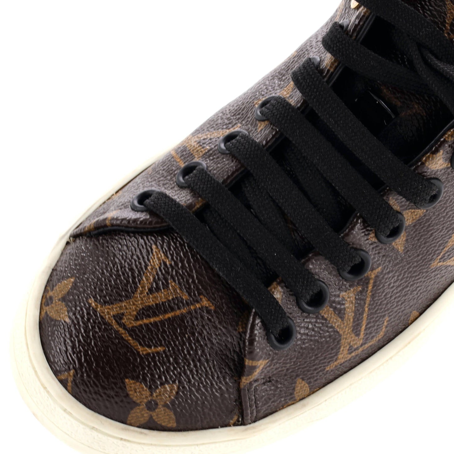 Women's FrontRow Sneakers Monogram Canvas with Patent