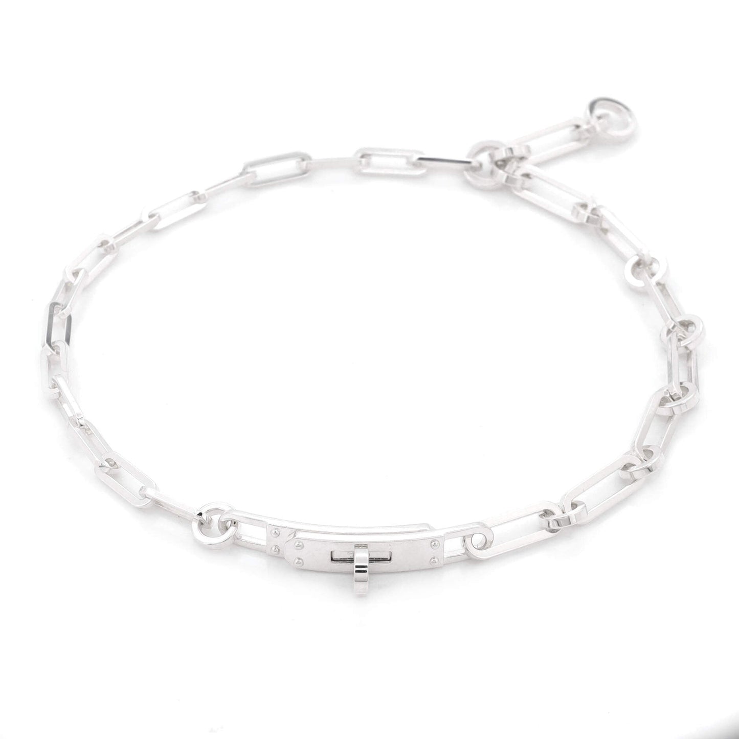 Kelly Double Chaine Bracelet Sterling Silver