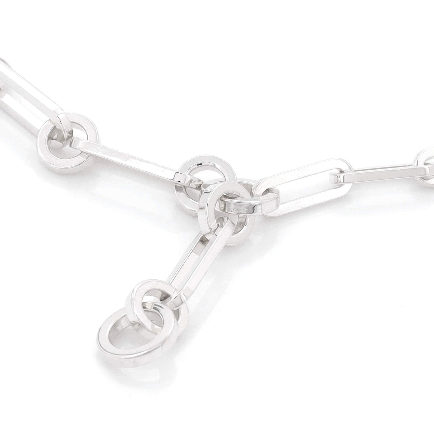 Kelly Double Chaine Bracelet Sterling Silver