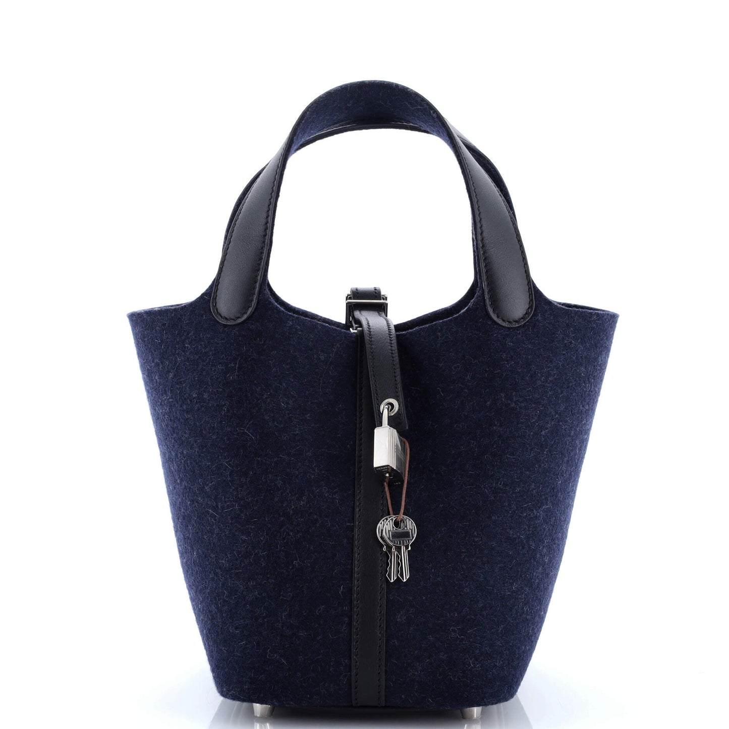Picotin Lock Bag Felt with Leather PM