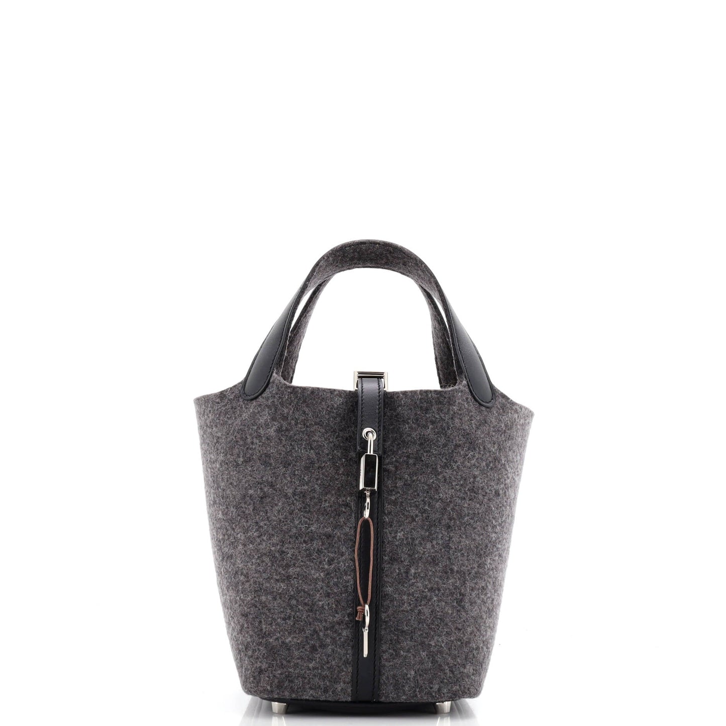 Picotin Lock Bag Felt with Leather PM
