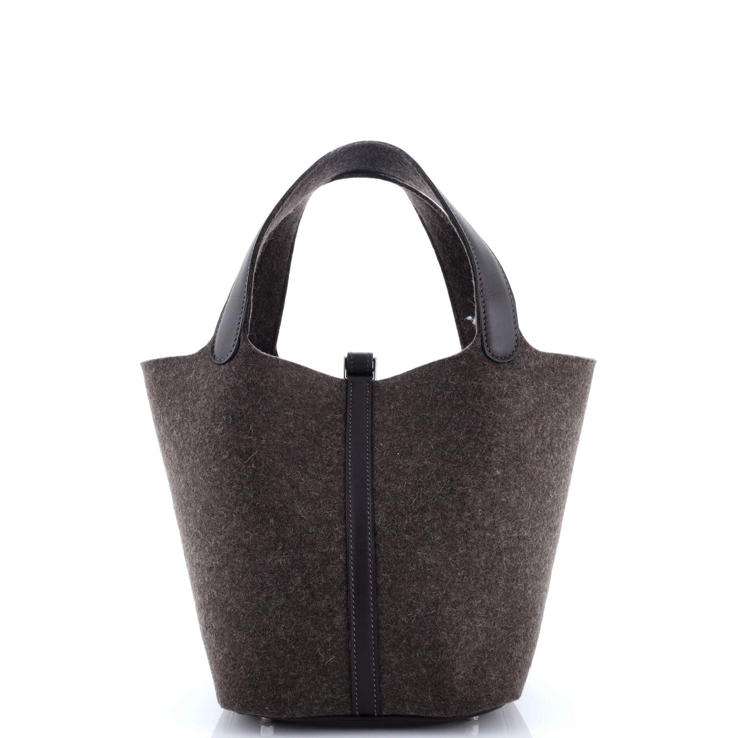 Picotin Lock Bag Felt with Leather MM