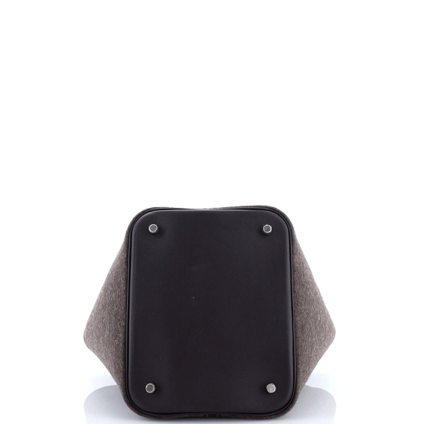 Picotin Lock Bag Felt with Leather MM