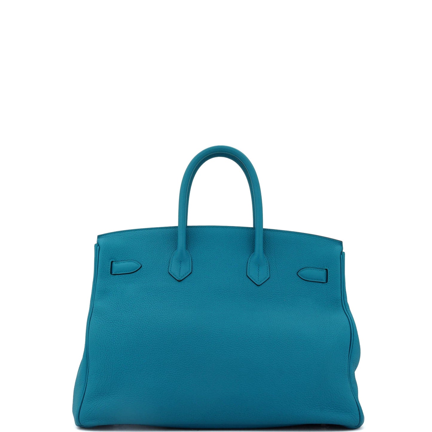 Birkin Handbag Bleu Izmir Togo with Palladium Hardware 35
