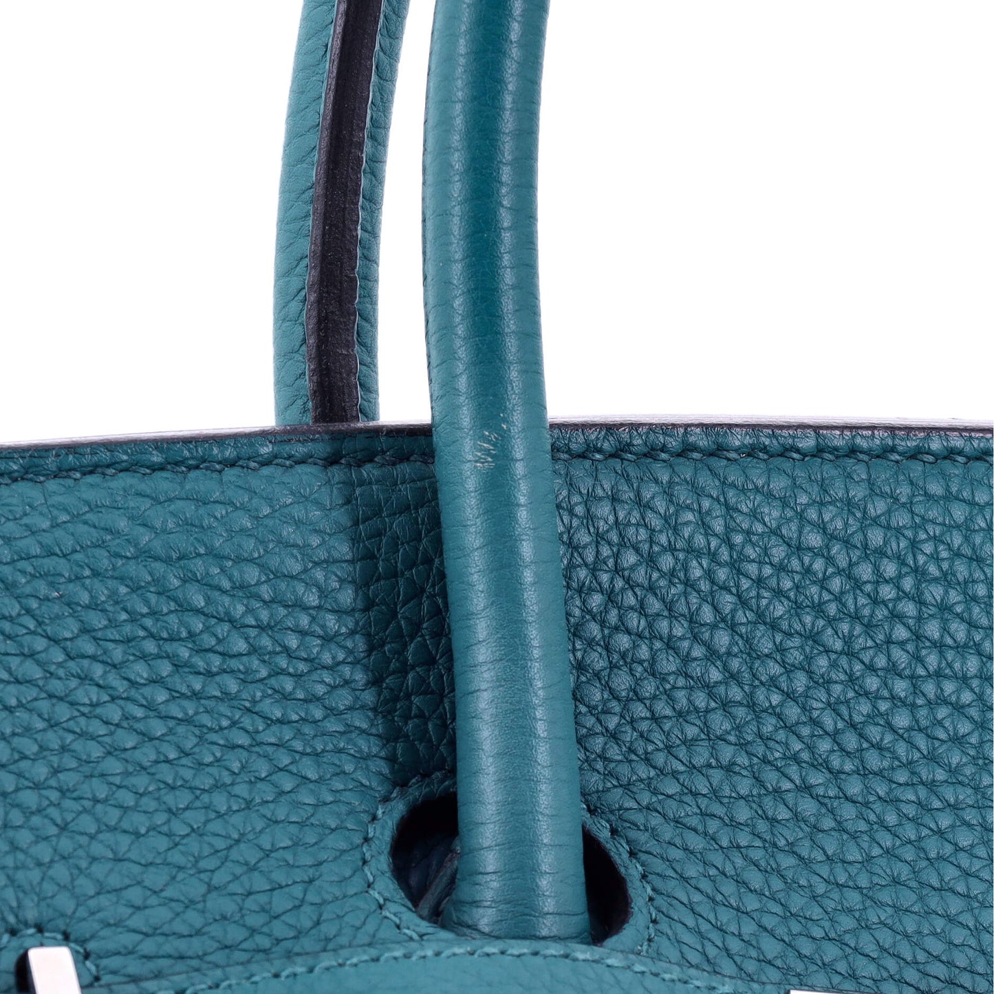 Birkin Handbag Bleu Izmir Togo with Palladium Hardware 35
