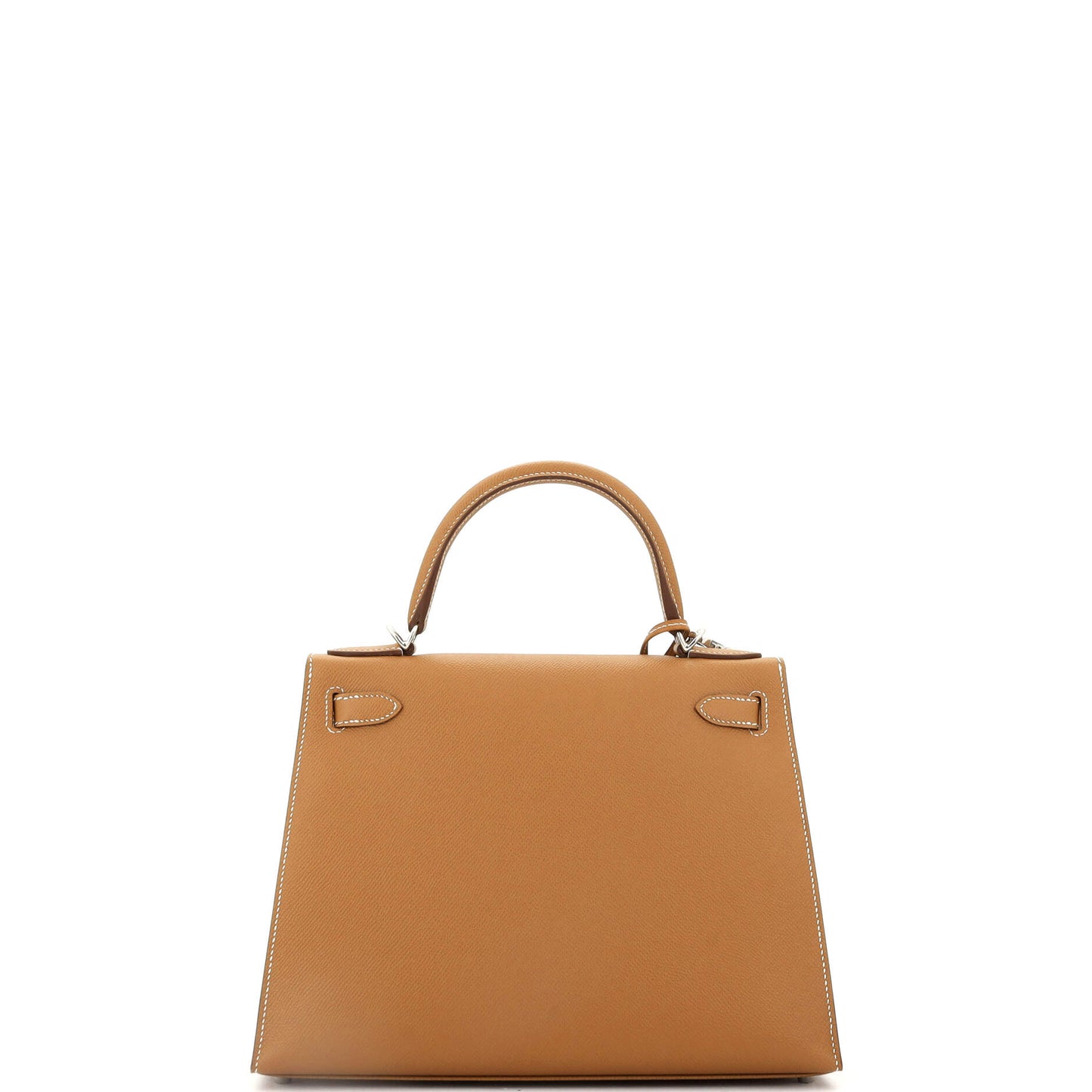 Kelly Handbag Gold Epsom with Palladium Hardware 28