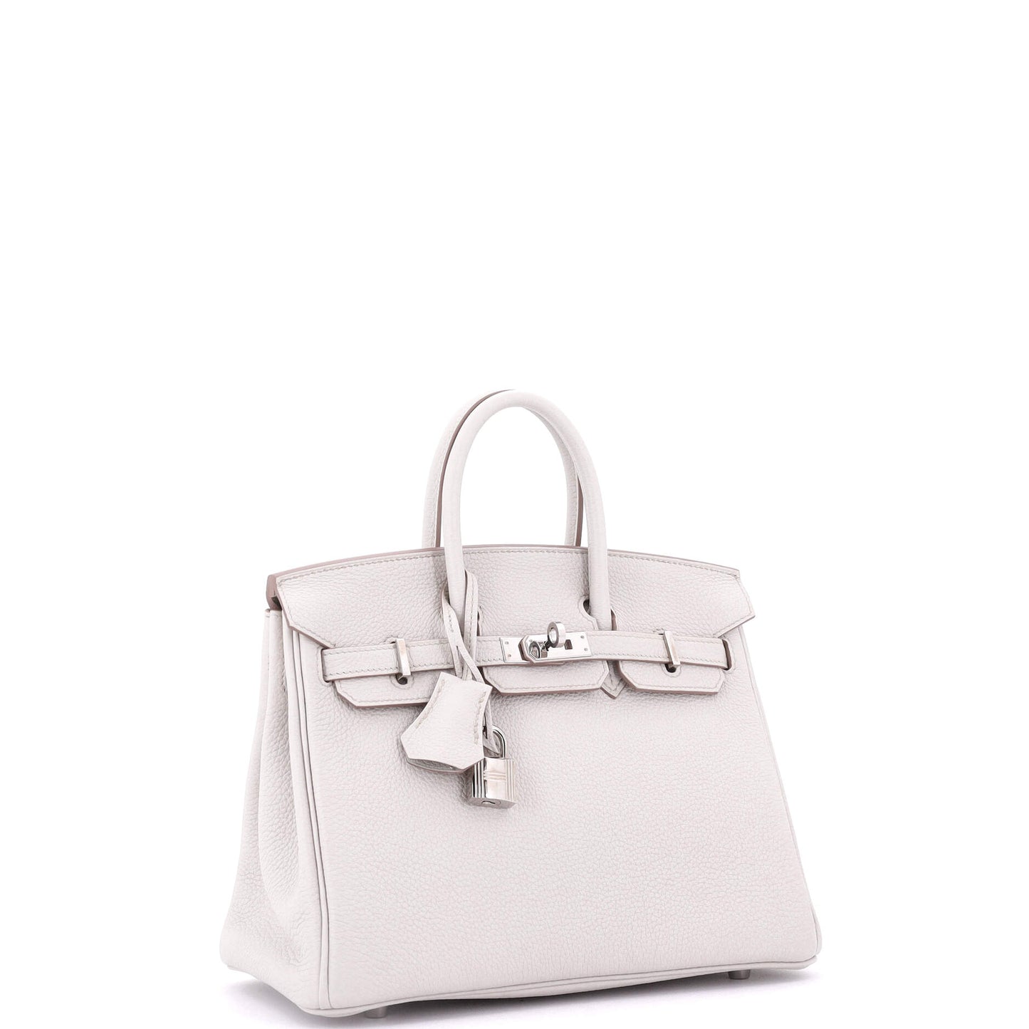 Birkin Handbag Light Togo with Palladium Hardware 25