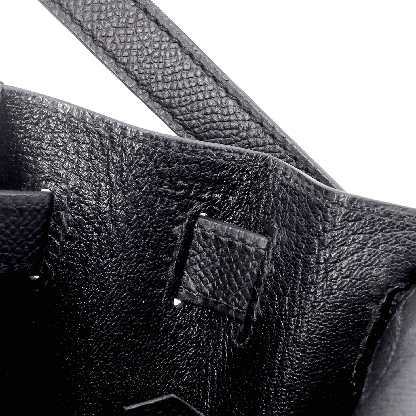 Kelly Handbag Noir Epsom with Gold Hardware 28