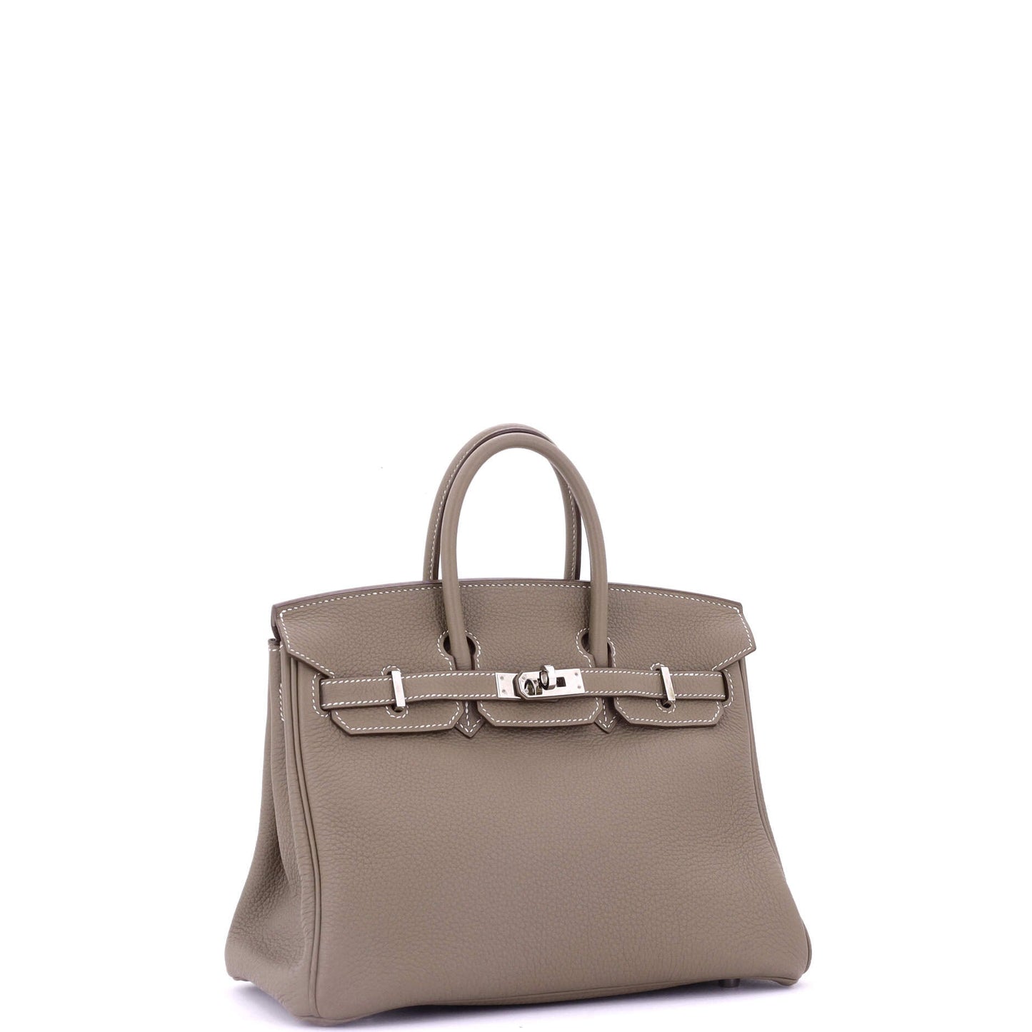 Birkin Handbag Grey Togo with Palladium Hardware 25