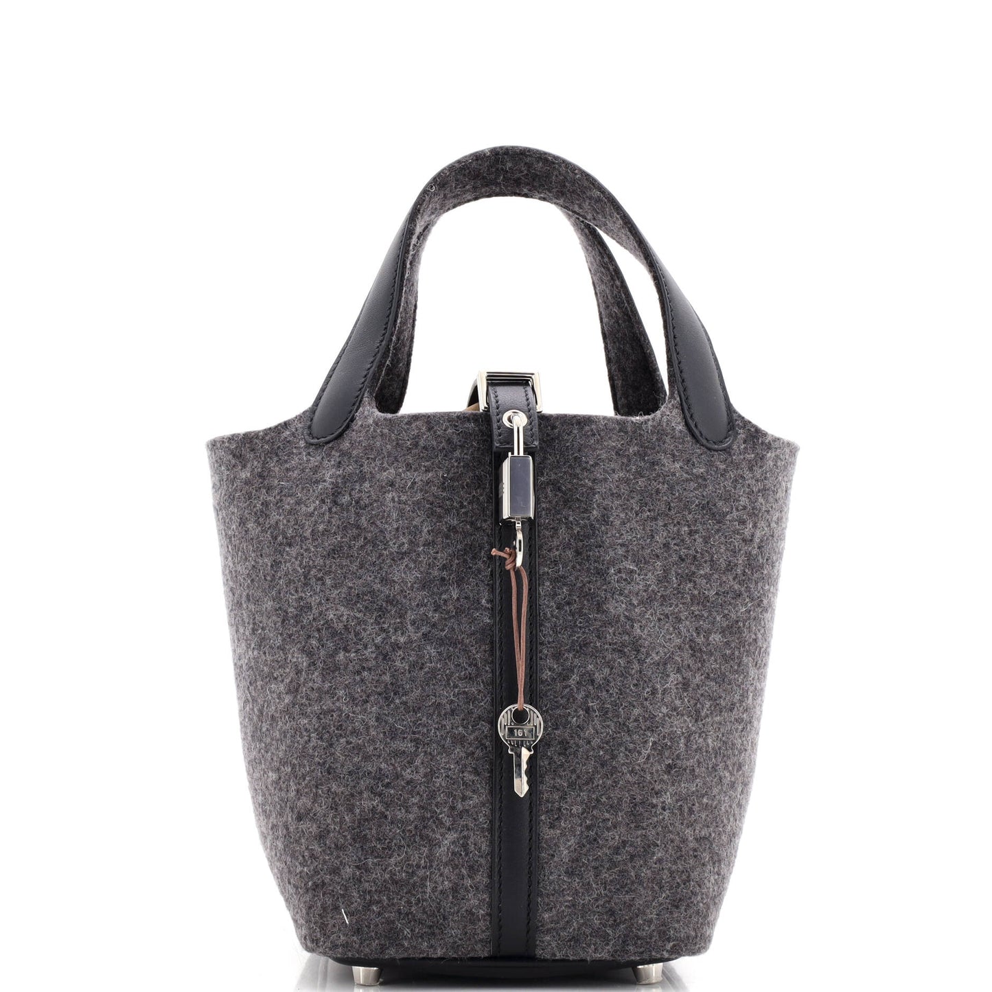 Picotin Lock Bag Felt with Leather PM