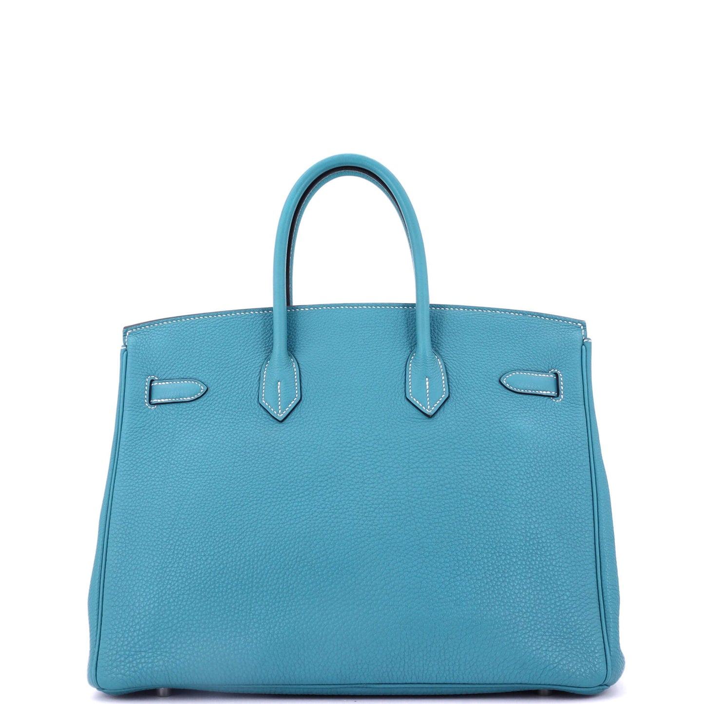 Birkin Handbag Bleu Jean Togo with Palladium Hardware 35