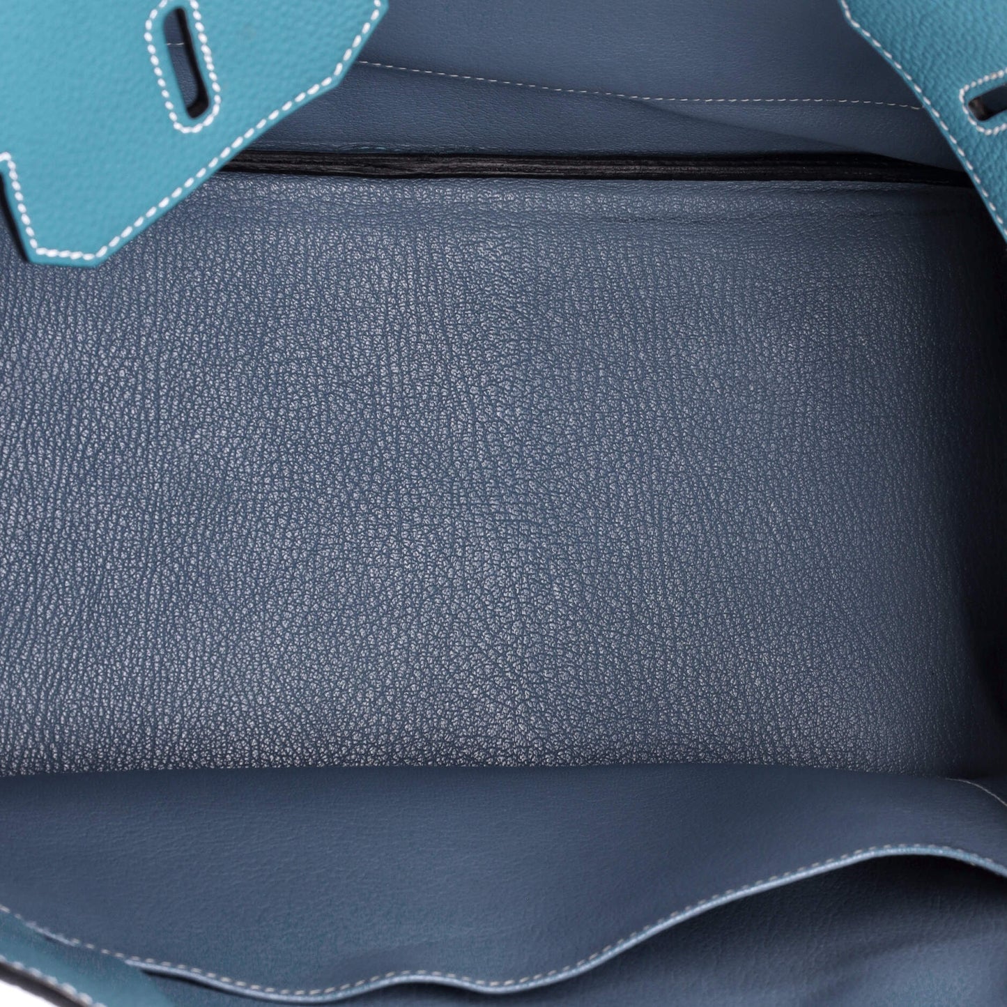 Birkin Handbag Bleu Jean Togo with Palladium Hardware 35