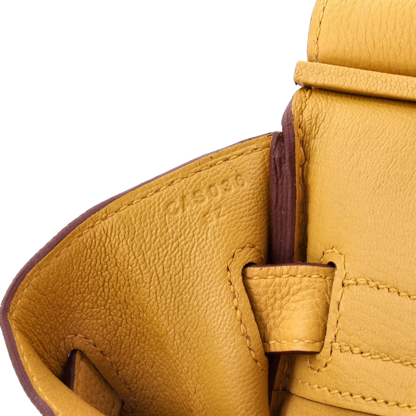 Birkin Handbag Jaune Ambre Togo with Palladium Hardware 30