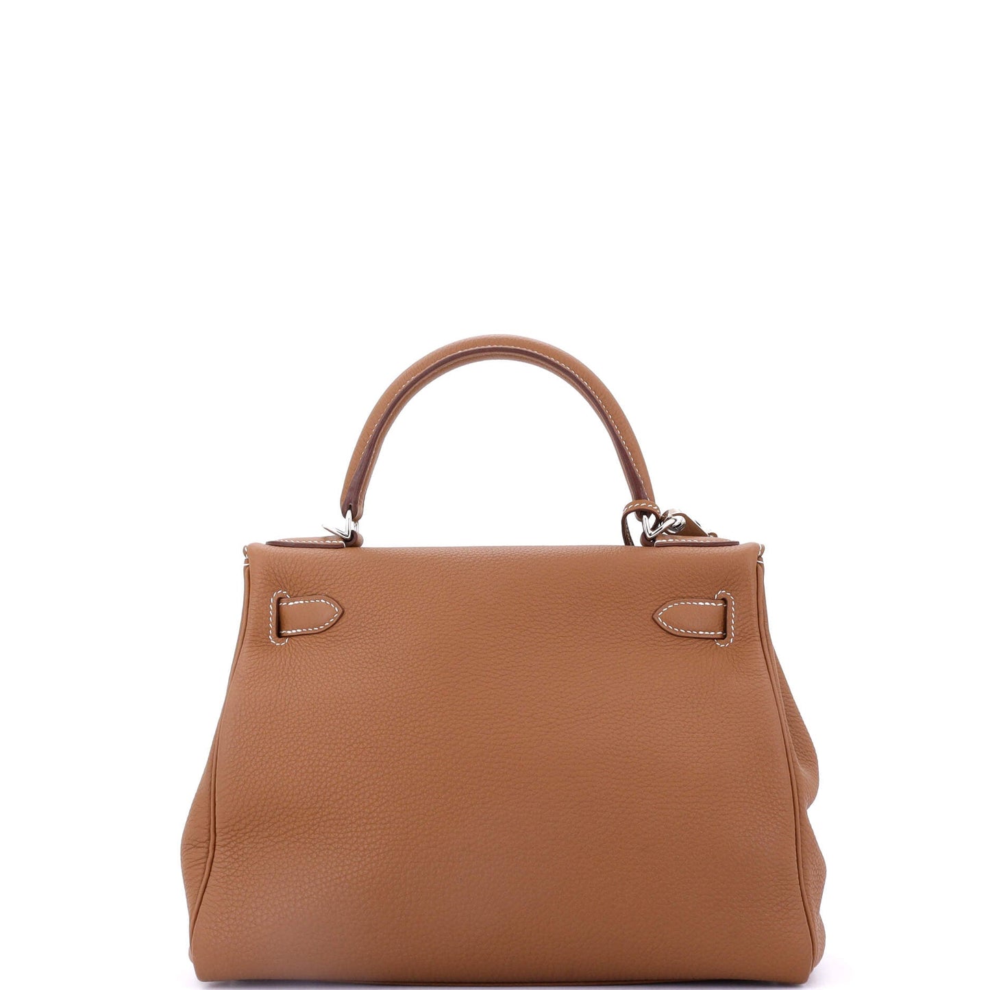 Kelly Handbag Gold Togo with Palladium Hardware 28