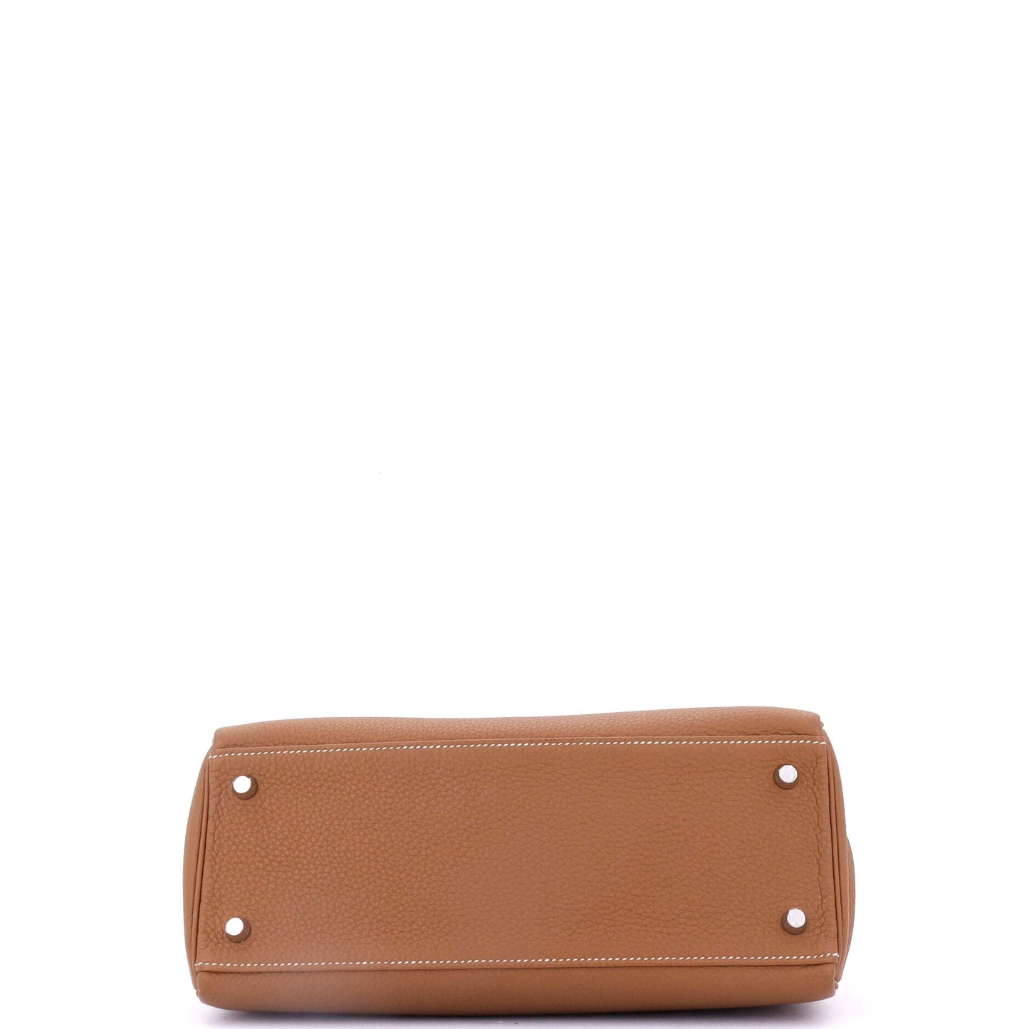 Kelly Handbag Gold Togo with Palladium Hardware 28