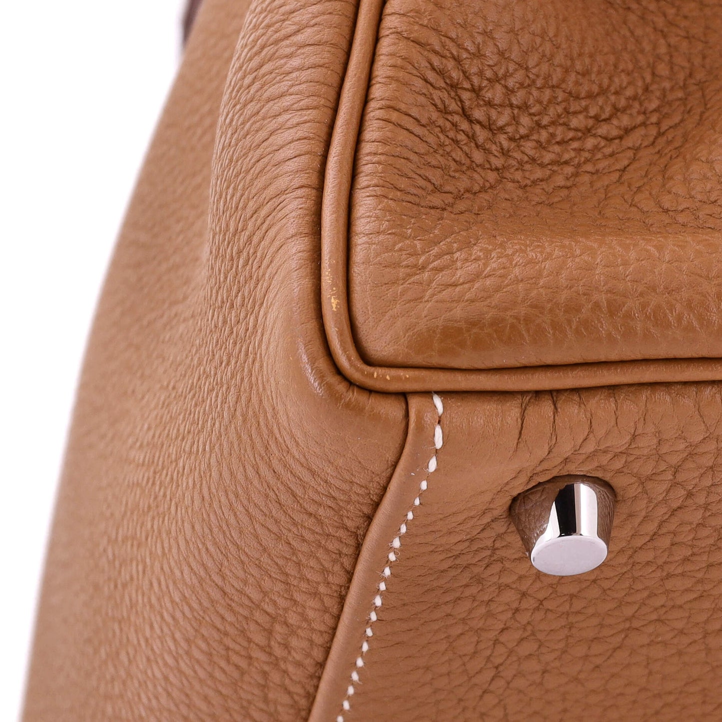 Kelly Handbag Gold Togo with Palladium Hardware 28