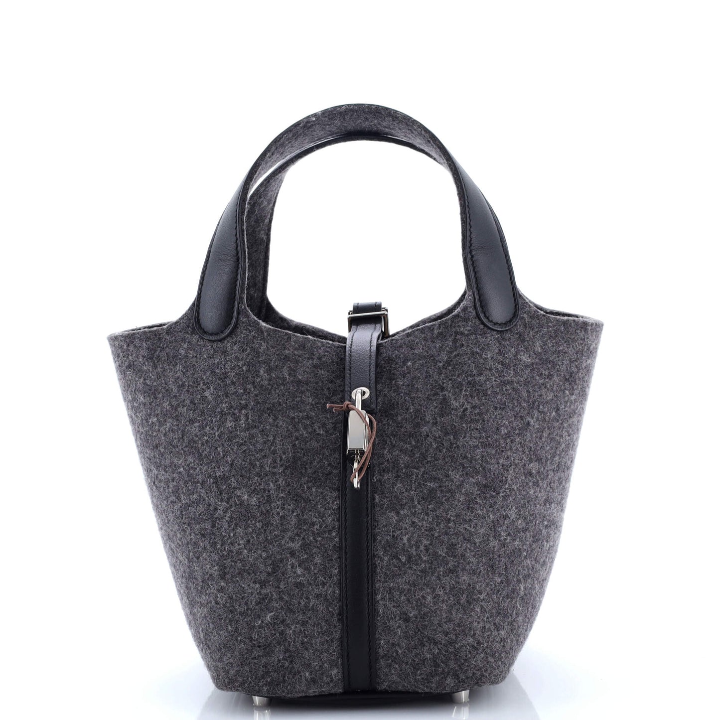 Picotin Lock Bag Felt with Leather PM
