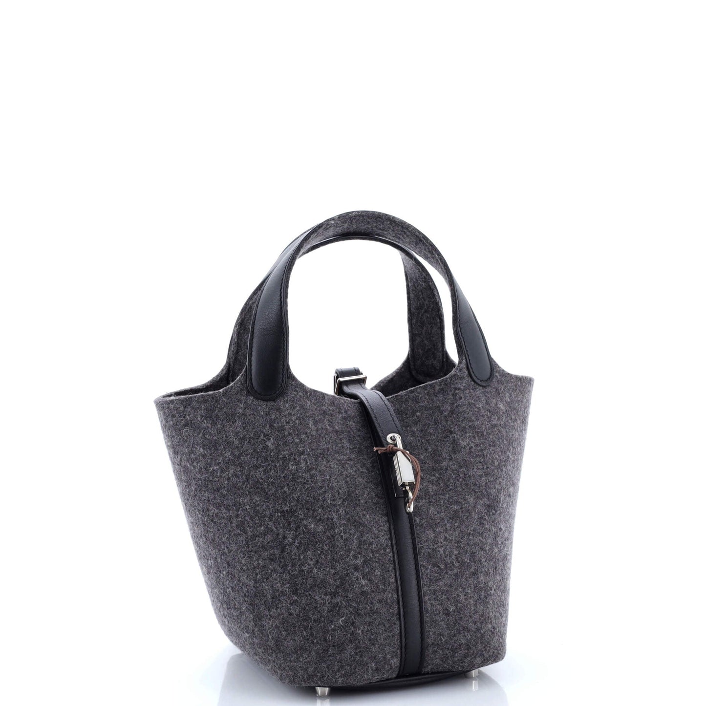 Picotin Lock Bag Felt with Leather PM