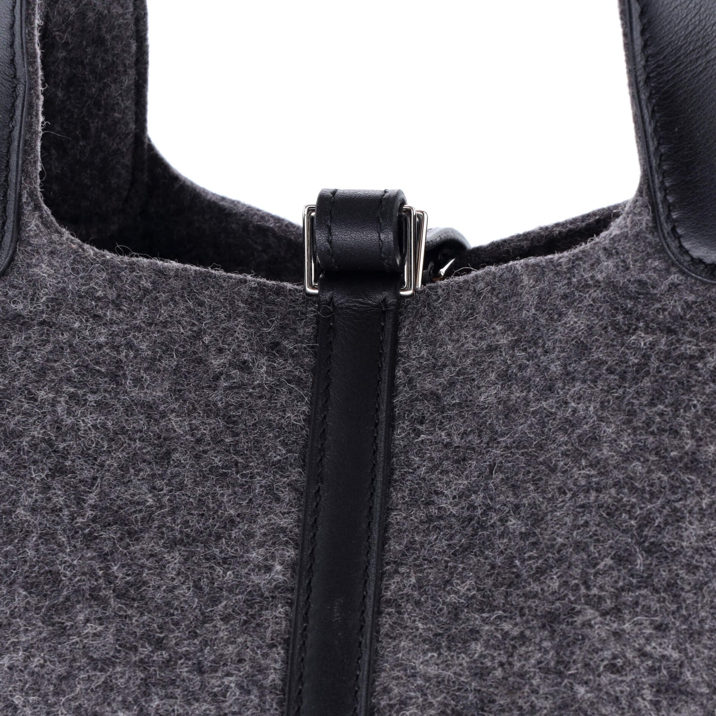 Picotin Lock Bag Felt with Leather PM
