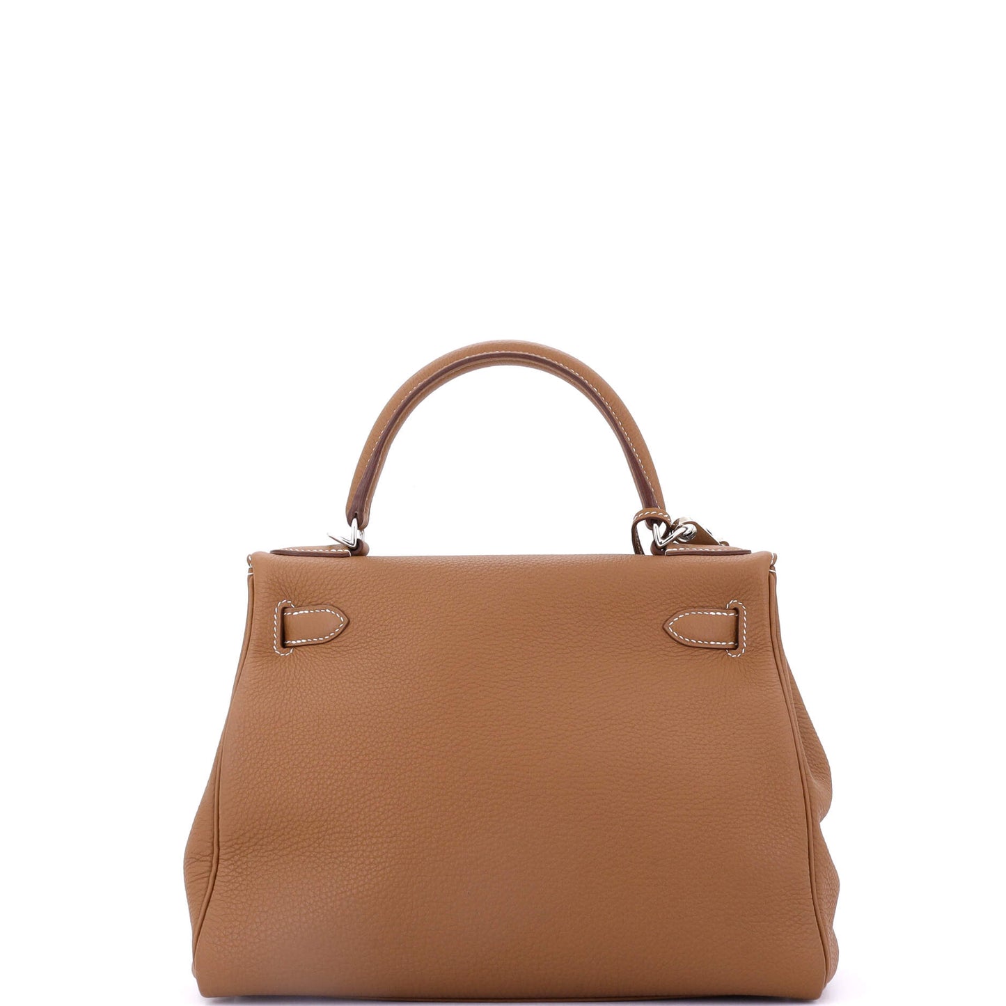 Kelly Handbag Gold Togo with Palladium Hardware 28