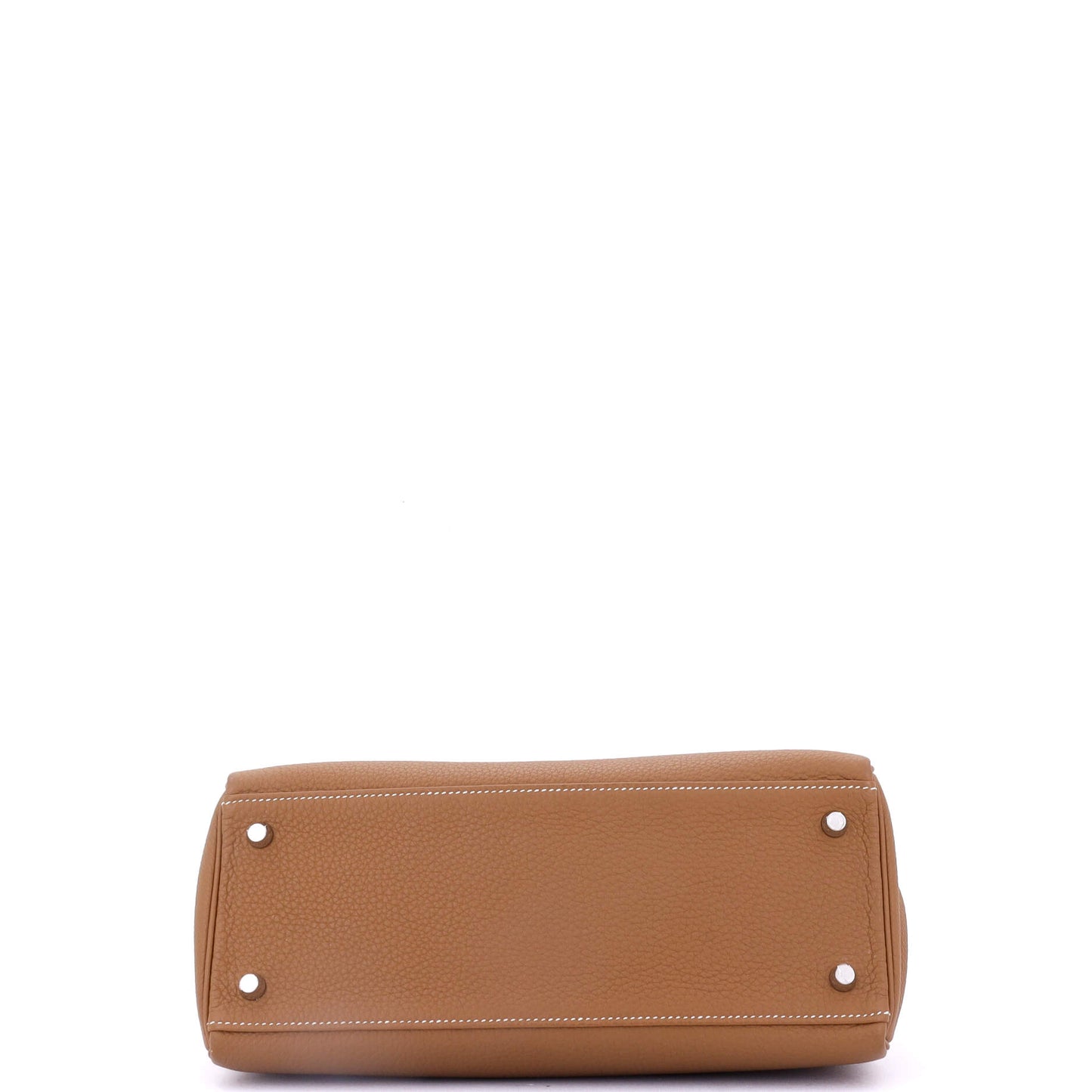 Kelly Handbag Gold Togo with Palladium Hardware 28