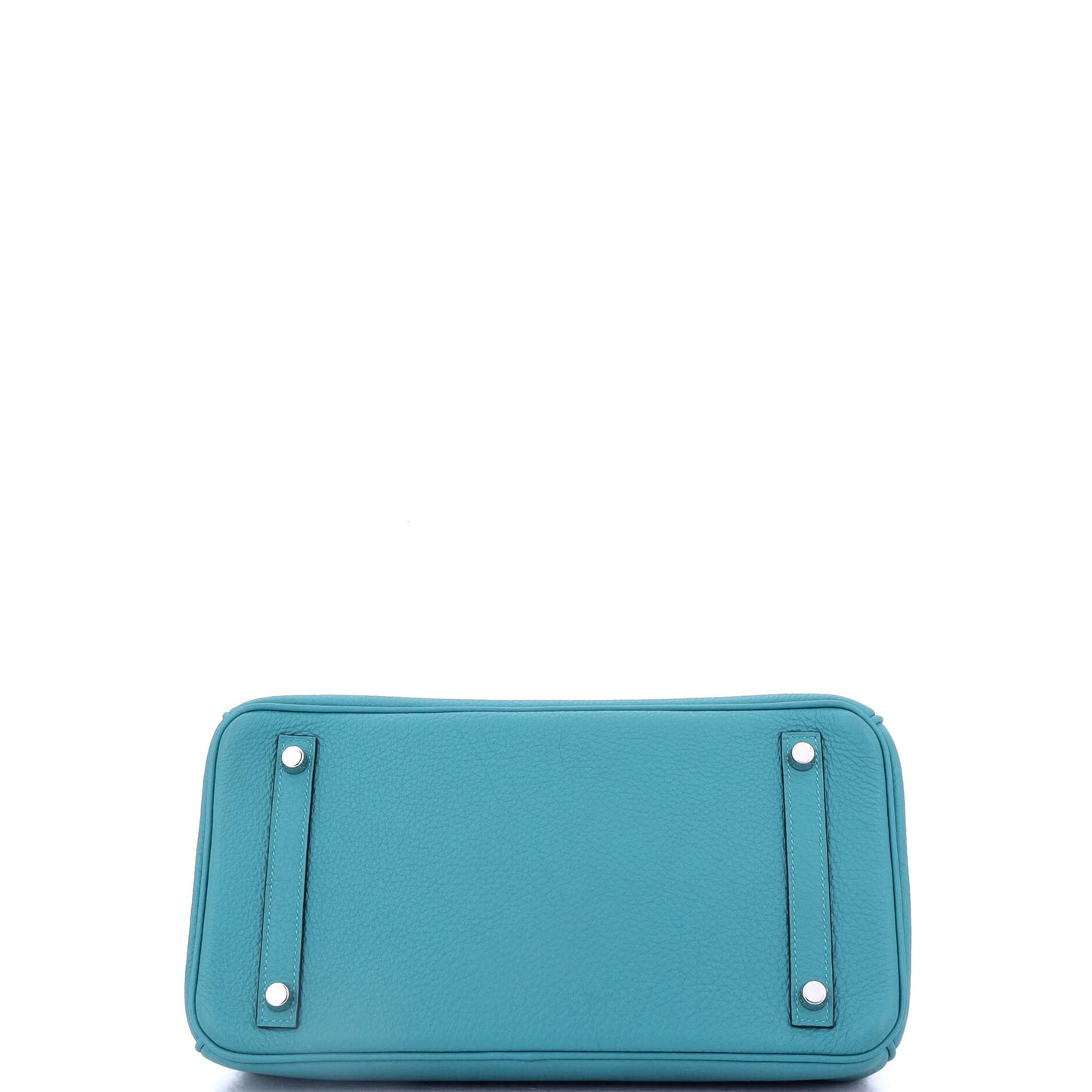 Birkin Handbag Turquoise Togo with Palladium Hardware 30