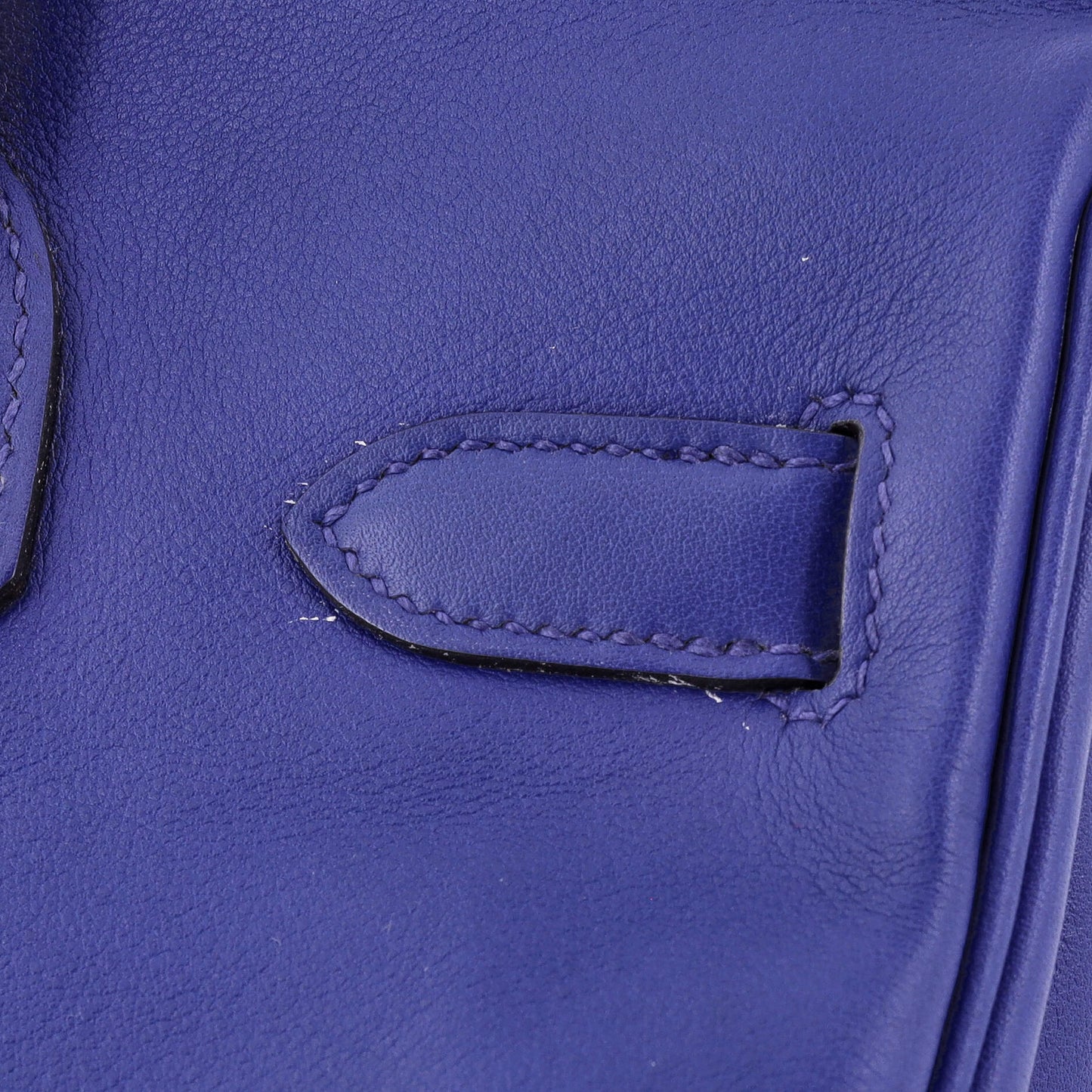 Birkin Handbag Bleu Electrique Swift with Palladium Hardware 30