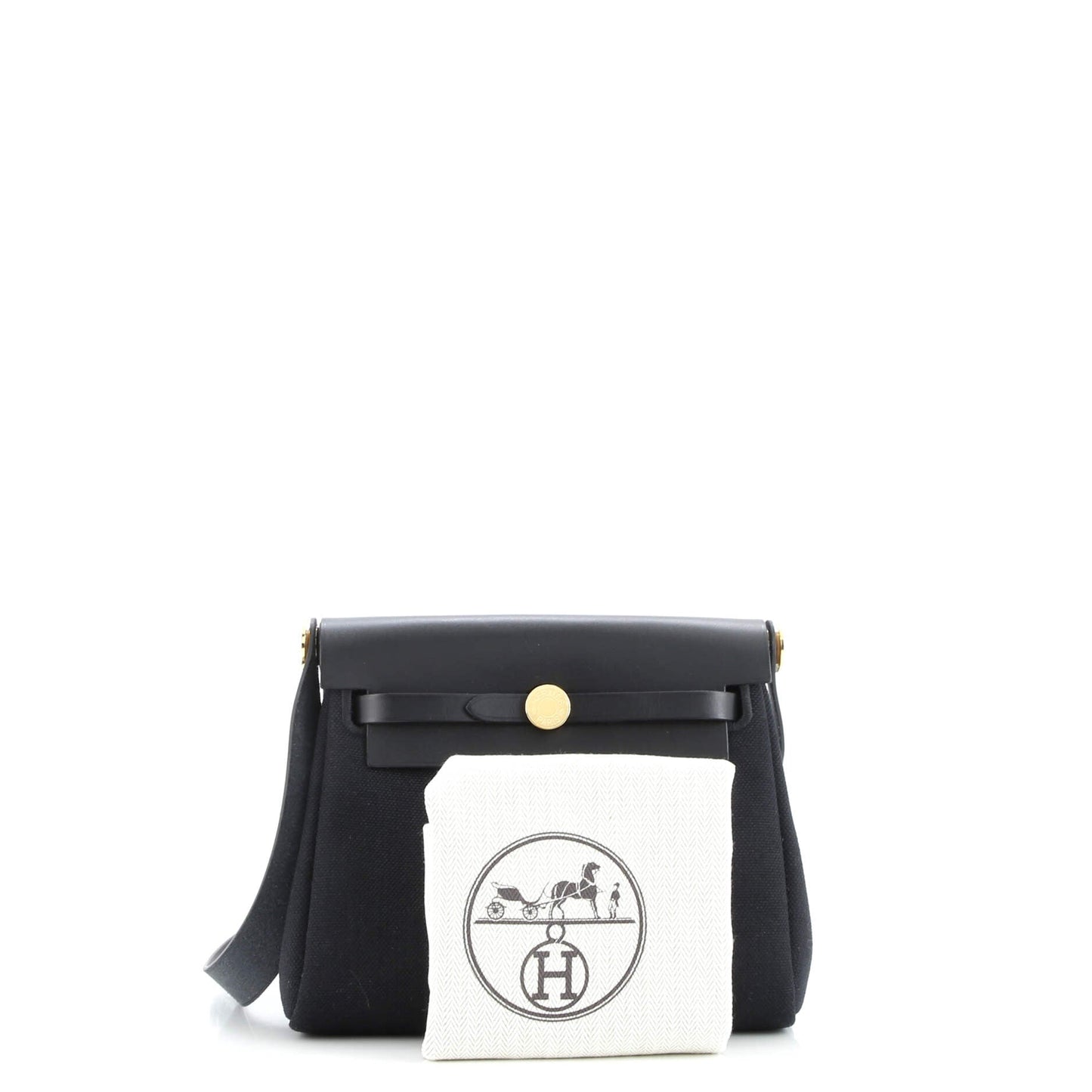 Herbag Zip Toile and Leather 20