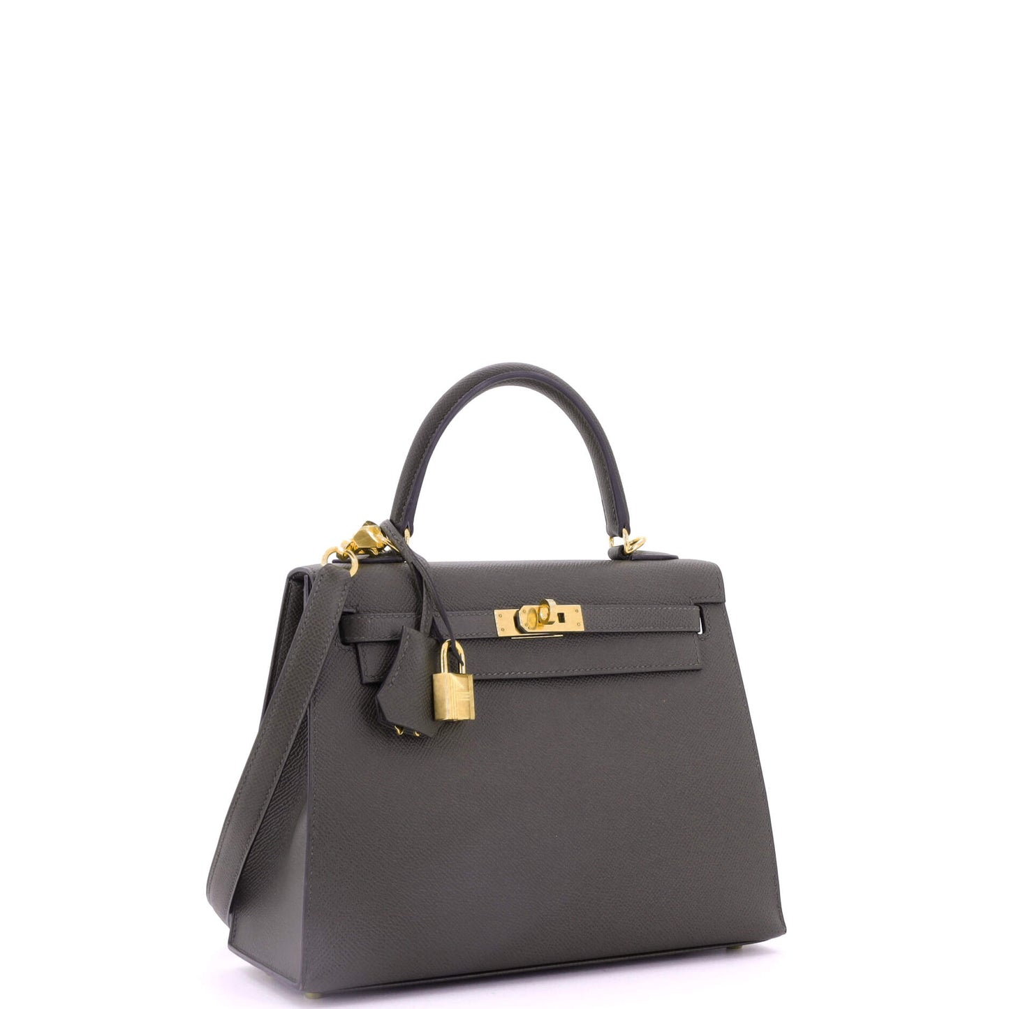 Kelly Handbag Vert Maquis Epsom with Gold Hardware 25