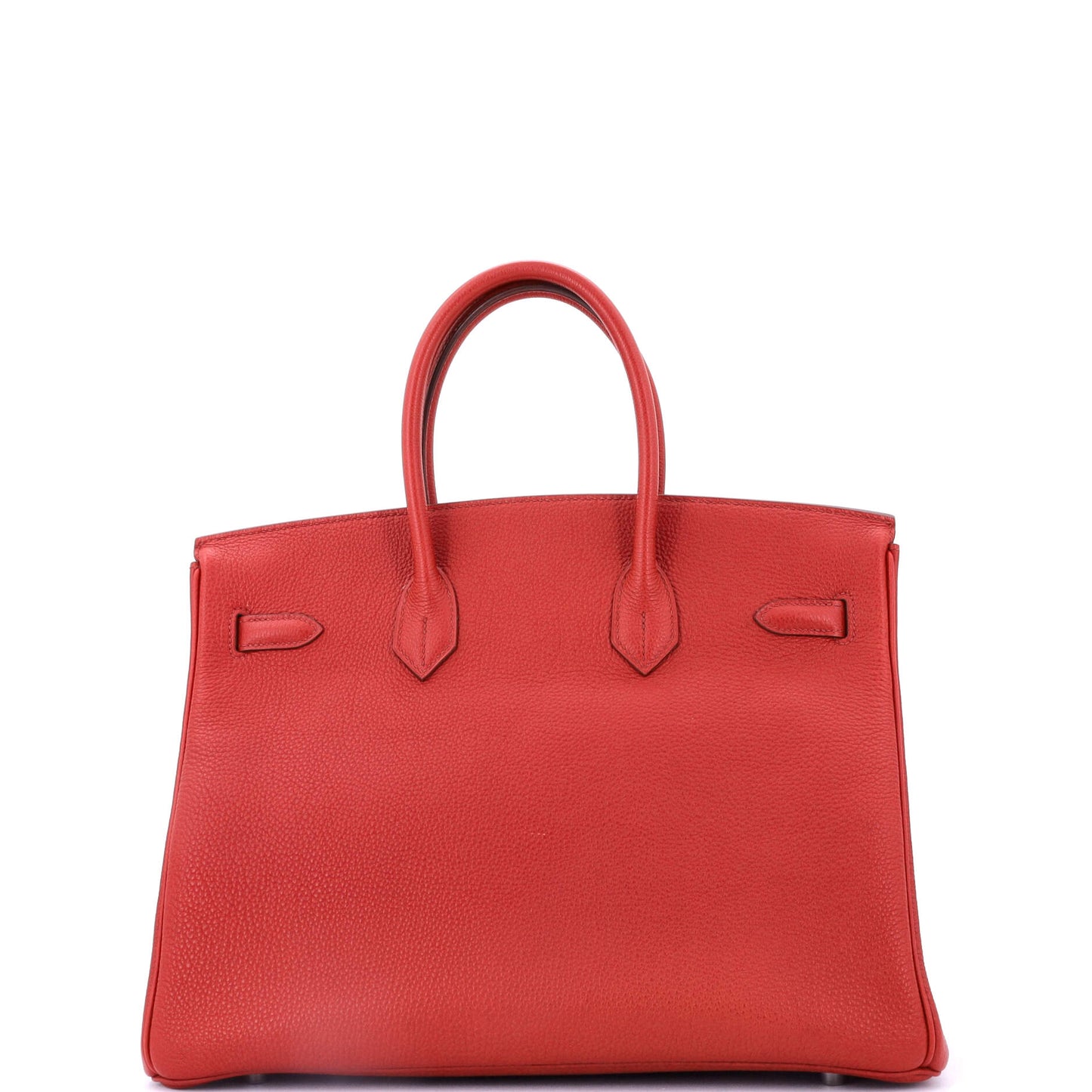 Birkin Handbag Rouge Casaque Togo with Palladium Hardware 35
