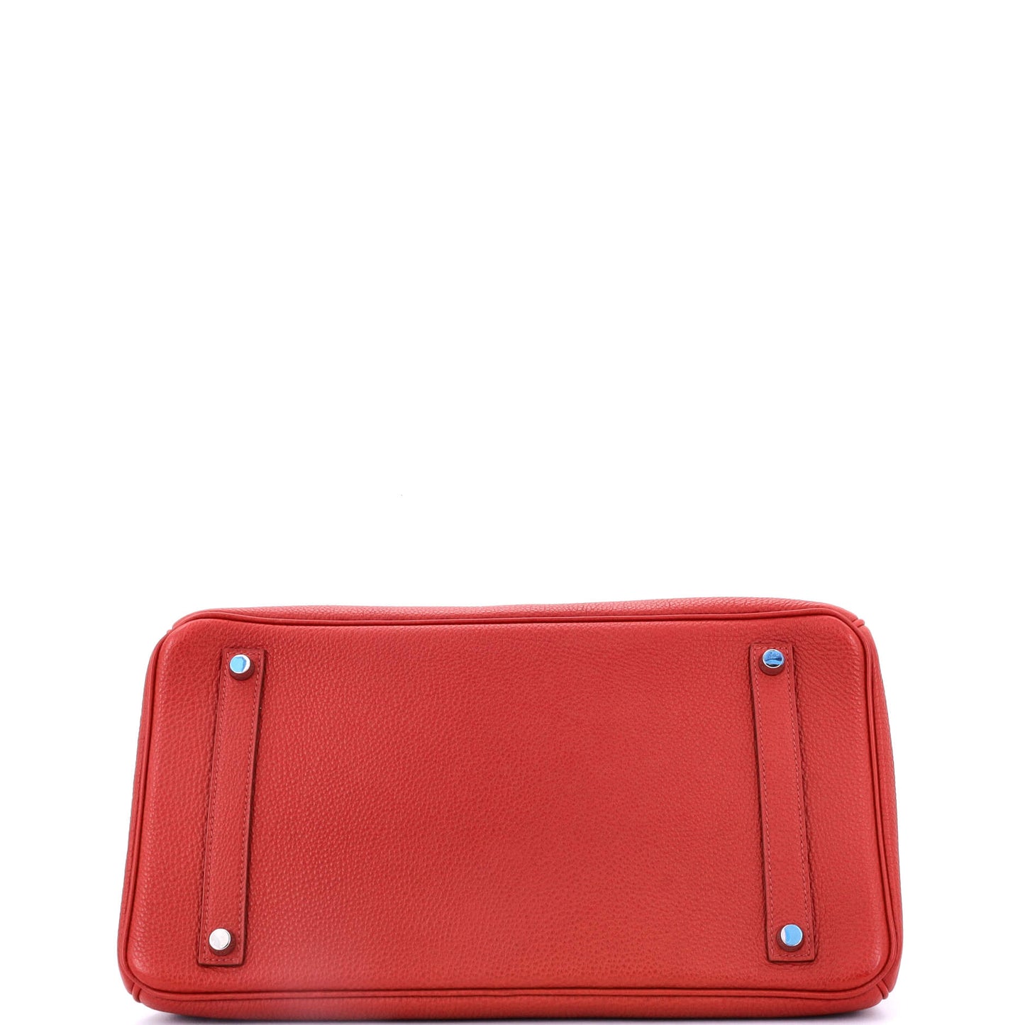 Birkin Handbag Rouge Casaque Togo with Palladium Hardware 35