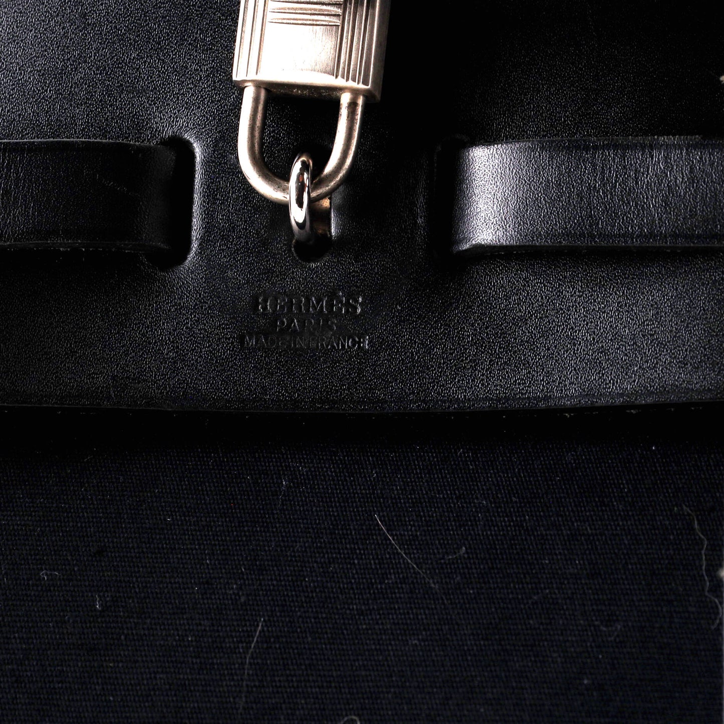 Herbag A Dos Zip Backpack Toile and Leather