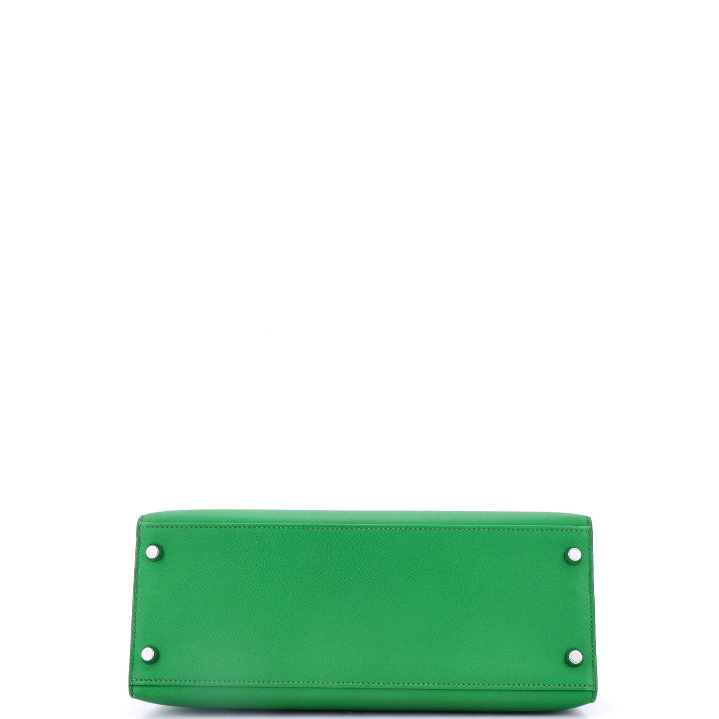 Kelly Handbag Bamboo Epsom with Palladium Hardware 28