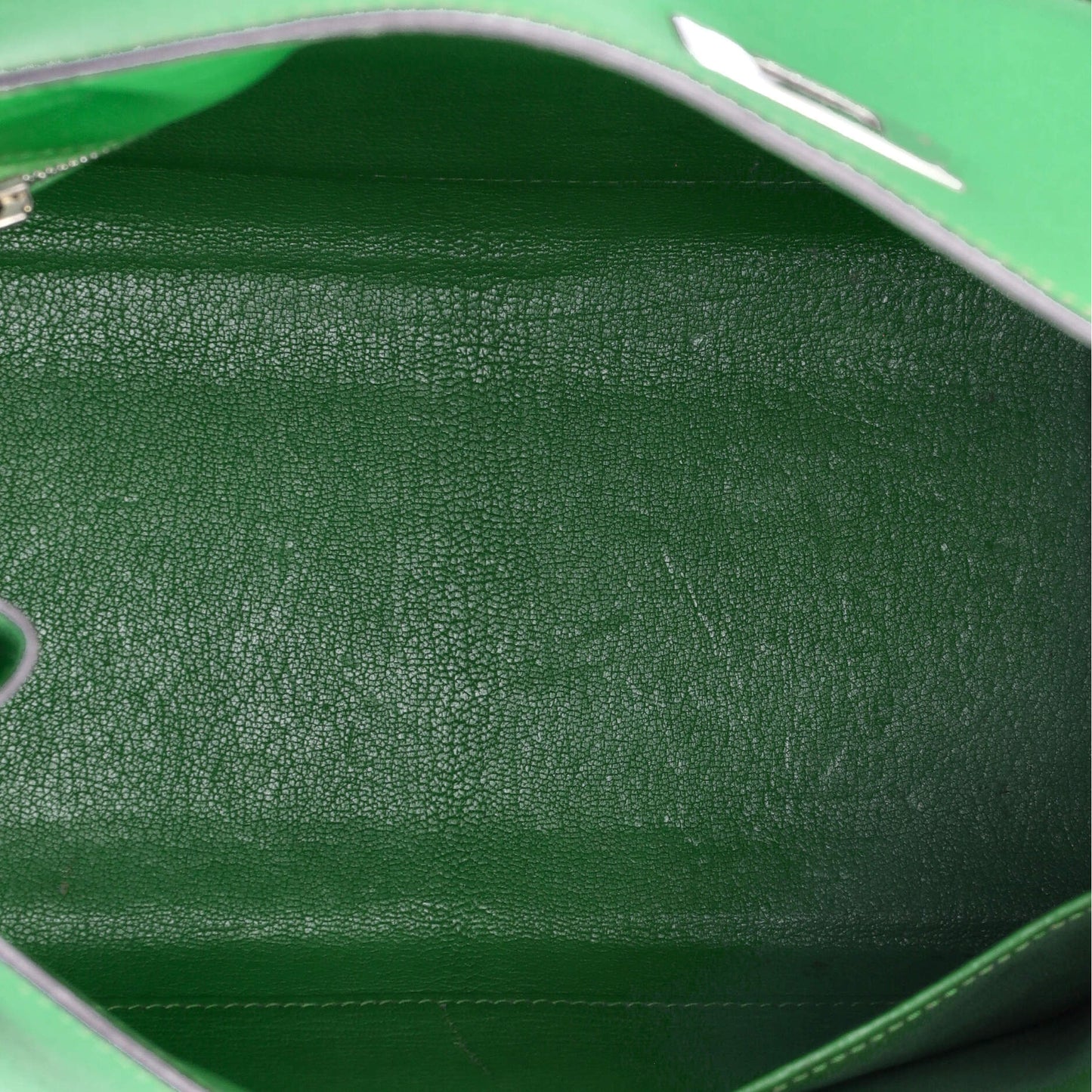 Kelly Handbag Bamboo Epsom with Palladium Hardware 28